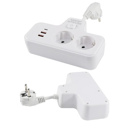 EU CEE 7/7 Schuko 플러그 변환기 2 소켓 여성 16A 전원 충전 장치 소켓