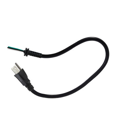 오픈 와이어링 플러그 북미 캐나다 전력 케이블 3pin Nema 5 15P 확장 케이블