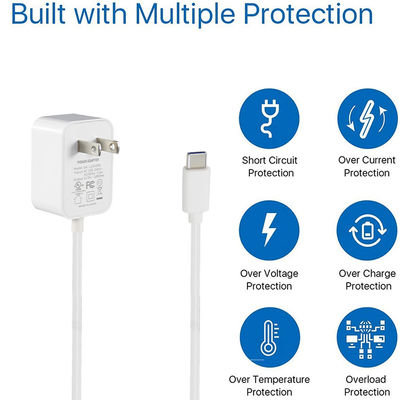 승인된 12V 3A 타입 C 어댑터 아메리카 플러그 36W USB-C 충전기 출력 12V/3A OEM/ODM가 될 수 있습니다