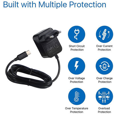 USB C 12V 3A EU 전원 어댑터 스위칭 트랜스포머 유니버설 3A 전원 어댑터 12V 벽 충전기 EU 2Pin