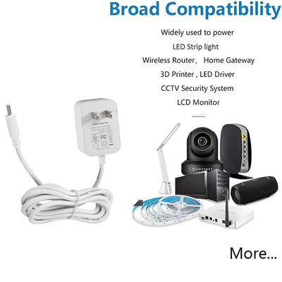 1m 길이 전기 2000Ma DC 전원 Cee716 플러그 12V 2A 벽 장착 AC 어댑터 과부하 및 단회로 보호