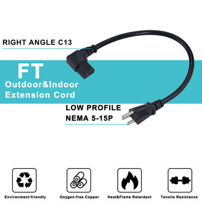 US Ac 14 Awg 중형 니마 515P ~ Iec320 C13 3 Ft 가전