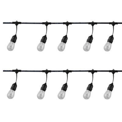 25FT 50FT 100FT G40 Globe LED 스트링 라이트 야외 웨딩 파티를위한 Patio 램프 케이블 코드