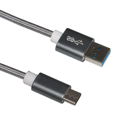 USB 초전류 보호 유형 C 3.0 USB Type C 데이터 케이블 5Gbps 고속 3A 빠른 충전 초전류 대가