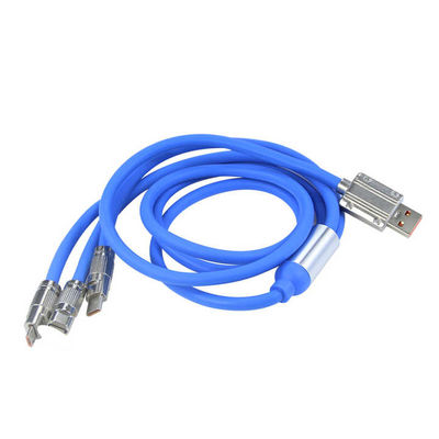 CE 인증 3-in-1 USB 충전 케이블, 고속 충전 15W
