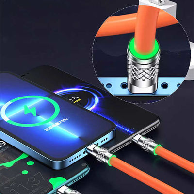 CE 인증 3-in-1 USB 충전 케이블, 고속 충전 15W