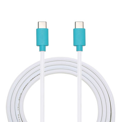100W PD 금속 헤드 내구성 USB C 고속 충전 케이블과 TPE 코팅