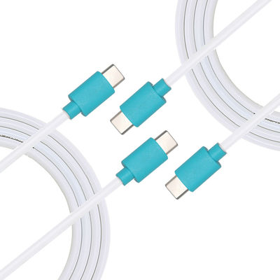 100W PD 금속 헤드 내구성 USB C 고속 충전 케이블과 TPE 코팅