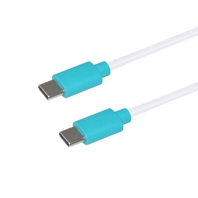 100W PD 금속 헤드 내구성 USB C 고속 충전 케이블과 TPE 코팅
