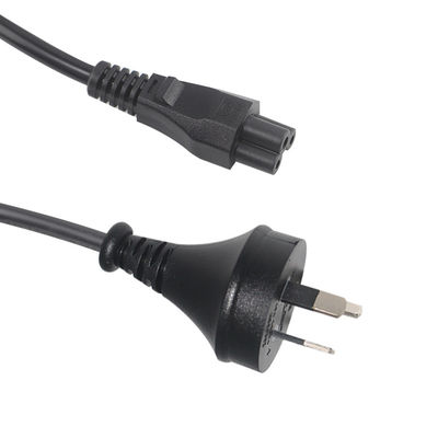 SAA 인증 AU 3P에서 IEC C5 전원 케이블 2.5A 250V, 0.75mm2 H05VV-F 노트북/프린터 (3ft-15ft)
