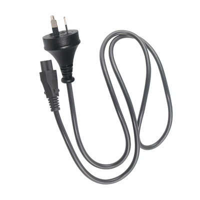 SAA 인증 AU 3P에서 IEC C5 전원 케이블 2.5A 250V, 0.75mm2 H05VV-F 노트북/프린터 (3ft-15ft)