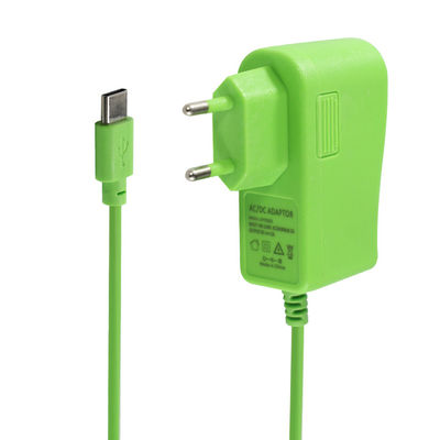 녹색 색상 브라질 전력 급 충전 USB C 어댑터 5V 2A 유니버설 어댑터
