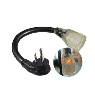 NEMA 5-15P to 5-15R 18AWG 전원 코드 블랙 1.8M SVT SJT