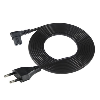 EU 2Pin에서 각 C7 전원 케이블 노트북/모니터/TV VDE 승인 된 단열 재료 PVC/고무