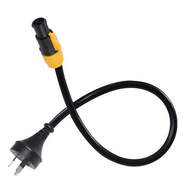 고품질 AS/NZS 3112 XLR3 여성 전력 케이블 10A 250V 전문 오디오 장비, 무대 사용, DJ 장비용 중량