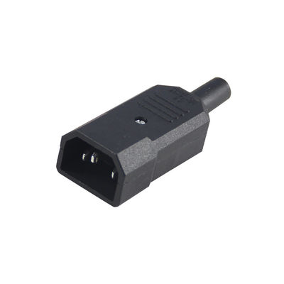 IEC 60320 C14 전원 커넥터 10A 250V V0 난연
