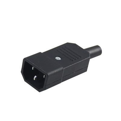 IEC 60320 C14 전원 커넥터 10A 250V V0 난연
