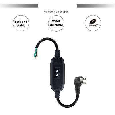 산업용 중부용 18AWG NEMA 5-15P 전원 케이블, RCD 보호 및 기계/가전용품용 무선 끝
