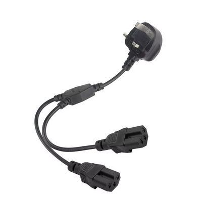 UK 플러그 듀얼 C15 전원 케이블 16A 250V 서버 랙 데이터 센터