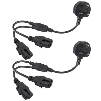 UK 플러그 듀얼 C15 전원 케이블 16A 250V 서버 랙 데이터 센터