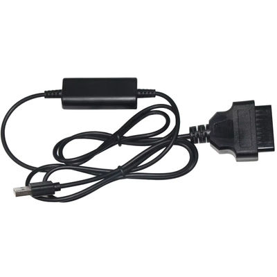 USB에서 OBD 전압 부스터 케이블 5V에서 12V 단회로 보호 장치로 차량 충전 시스템을 위한 단계 상 변환기 (입력 5V 출력 12V)
