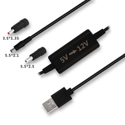 USB에서 DC로 5V 12V 스텝업 전압 변환 케이블 과부하 보호 - 태양 전지 패널 / 휴대용 장치, 36W 방수 전원 어댑터