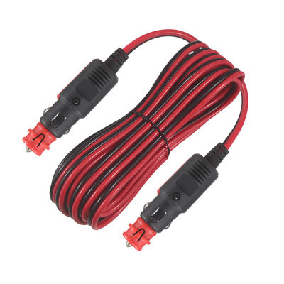 듀얼 남성 12V/24V 담배 라이터 연장 코드 자동차, RV, 야외 사용을위한 중량 - 3FT/5FT 방수 유니버설