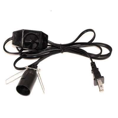 NEMA 1-15P에서 E14 디메이블 소켓 어댑터 케이블 18AWG SPT-2