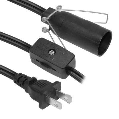 NEMA 1-15P에서 E14 전구 어댑터 스위치 250V 10A
