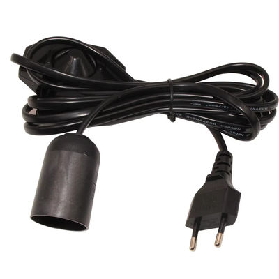 조절 가능한 EU 플러그 E27 램프 홀더 케이블과 실내 조명용 천장 램프 220V-240V 열 저항