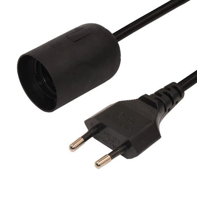 조절 가능한 EU 플러그 E27 램프 홀더 케이블과 실내 조명용 천장 램프 220V-240V 열 저항