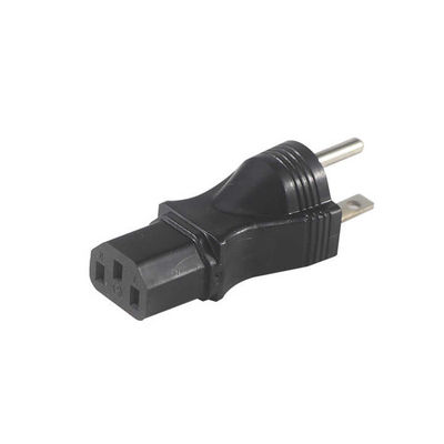 NEMA 5-15P에서 IEC 320 C13 전원 어댑터 플러그 125V 15A UL 인증