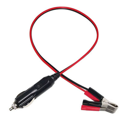 12V/24V 시가 라이터 to 배터리 클립 어댑터 케이블 15A