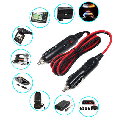 12V-24V 듀얼 남성 자동차 충전 케이블 과부하 보호