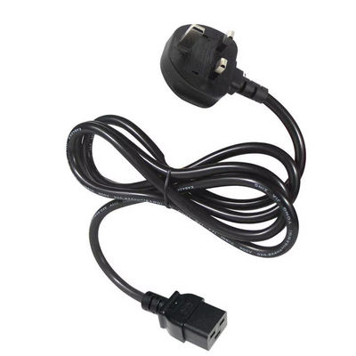 데이터 센터용 UK BS1363 to C19 전원 코드 16A 250V 고부하