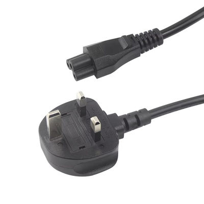 안전 인증을 받은 250V 5A UK에서 C5 전원 케이블 노트북 및 모니터 홈 오피스 18AWG 1.2M 얽매이지 않는 유연 케이블