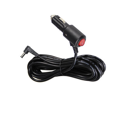12V 24V 차량 시가 라이터 (스위치 포함) 90도 DC 전원 코드