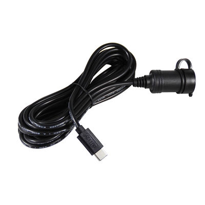 12V 24V 듀얼 입력 USB-C 자동차 충전 장치 어댑터 변환기 QC3.0 빠른 충전 및 안전 보호