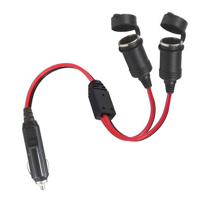 12V 24V 듀얼 소켓 자동차 담배 라이터 스플리터 어댑터 확장 SUV 트럭 밴 전원 공급 충전기 전원 확장