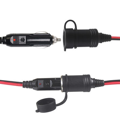 12V 24V 듀얼 소켓 자동차 담배 라이터 스플리터 어댑터 확장 SUV 트럭 밴 전원 공급 충전기 전원 확장