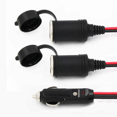 2 in 1 자동차 담배 라이터 플러그 듀얼 여성 소켓 스플리터 어댑터 12V/24V 차량 전원 확장