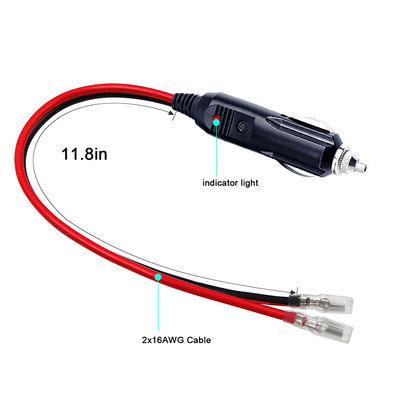 12V 자동차 라이터 플러그 파스턴 850 터미널 커넥터 케이블 전원 공급 DIY 응용 프로그램