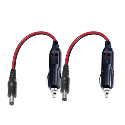 대시 캠, 라우터, 쿨러 및 DIY 장치를 위한 12V 차량 시가 라이터 플러그 - DC 커넥터 전원 케이블