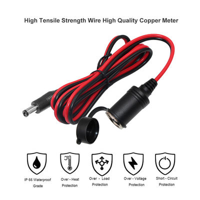 12V 24V 담배 라이트커에서 DC 플러그 케이블 5.5mm