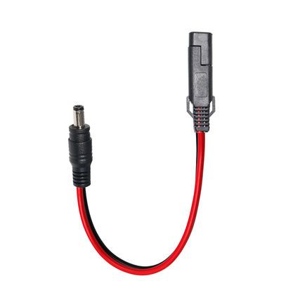 12V 태양광 패널 배터리 팩 오토바이 및 DIY 전자 제품용 SAE-DC 플러그 전원 어댑터 케이블