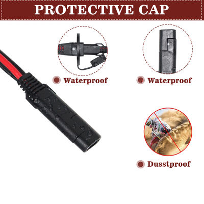 12V 태양광 패널 배터리 팩 오토바이 및 DIY 전자 제품용 SAE-DC 플러그 전원 어댑터 케이블