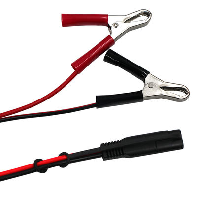 12V 배터리 충전, 태양광 패널 인버터, 자동차 및 DIY 사용을 위한 SAE to 악어 클립 전원 케이블