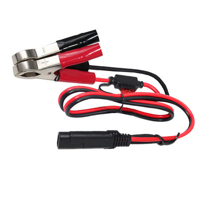 12V 배터리 충전, 태양광 패널 인버터, 자동차 및 DIY 사용을 위한 SAE to 악어 클립 전원 케이블