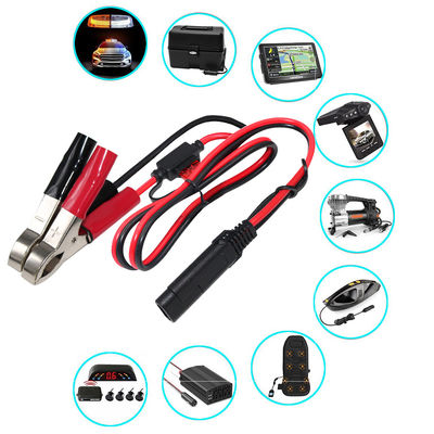 12V 배터리 충전, 태양광 패널 인버터, 자동차 및 DIY 사용을 위한 SAE to 악어 클립 전원 케이블