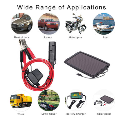 12V 배터리 충전, 태양광 패널 인버터, 자동차 및 DIY 사용을 위한 SAE to 악어 클립 전원 케이블